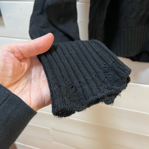 ❣️PINKO – Black Textured Turtleneck Sweater – Size S - Picture 10 of 14